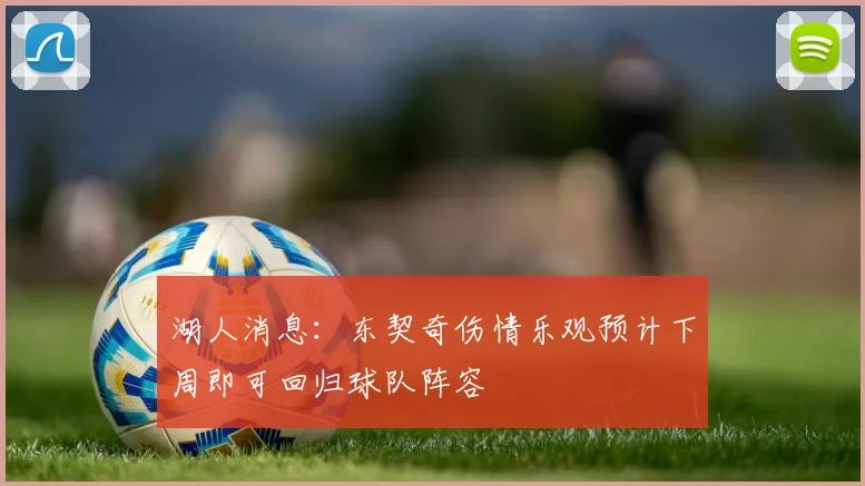 湖人消息：东契奇伤情乐观预计下周即可回归球队阵容